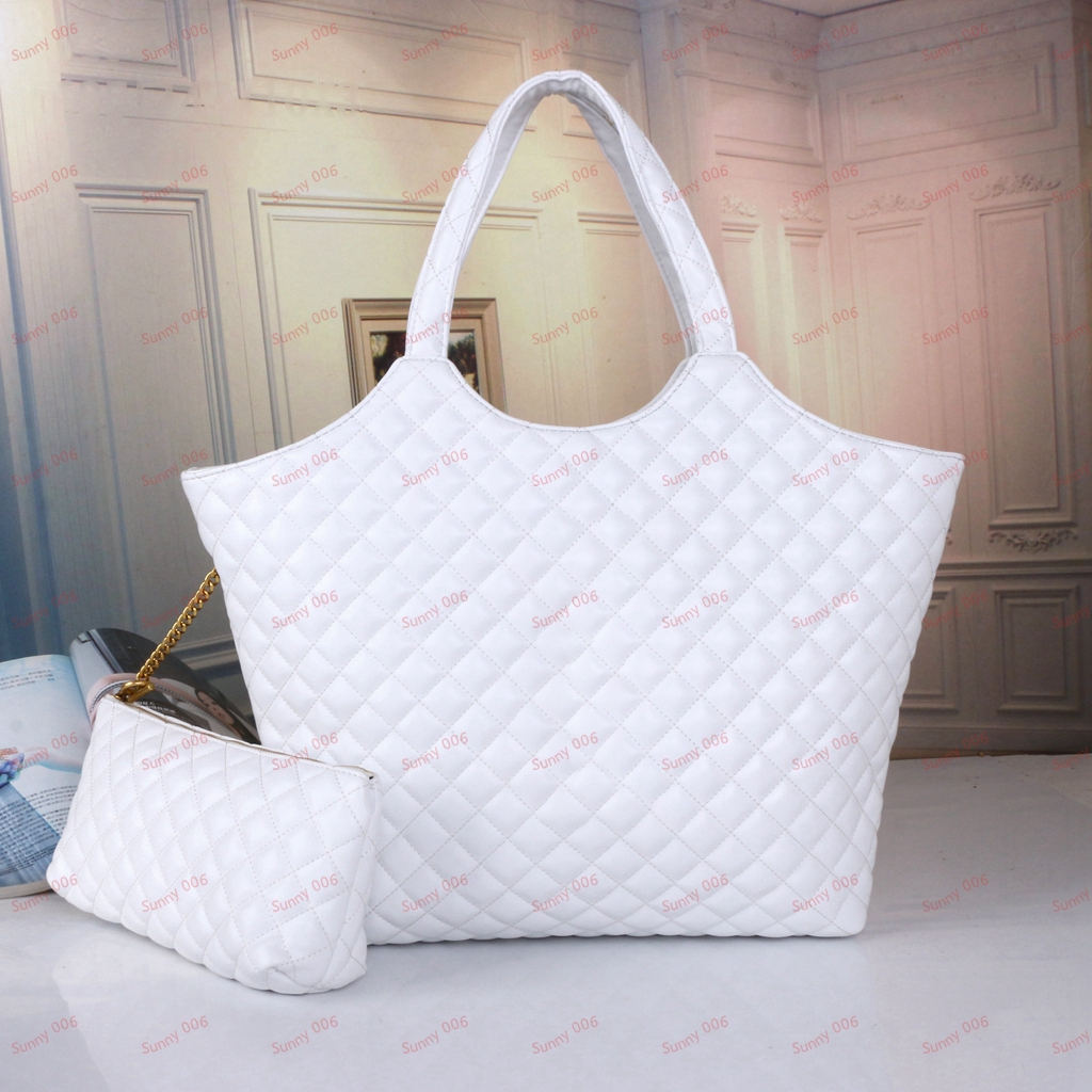 Tote Bag Luxury Totes väskor Designer Tote Fashion Handväska Kvinnor Handväskor Solid Mother Child Pack Plånbok Shopping Packar High-kapacitet