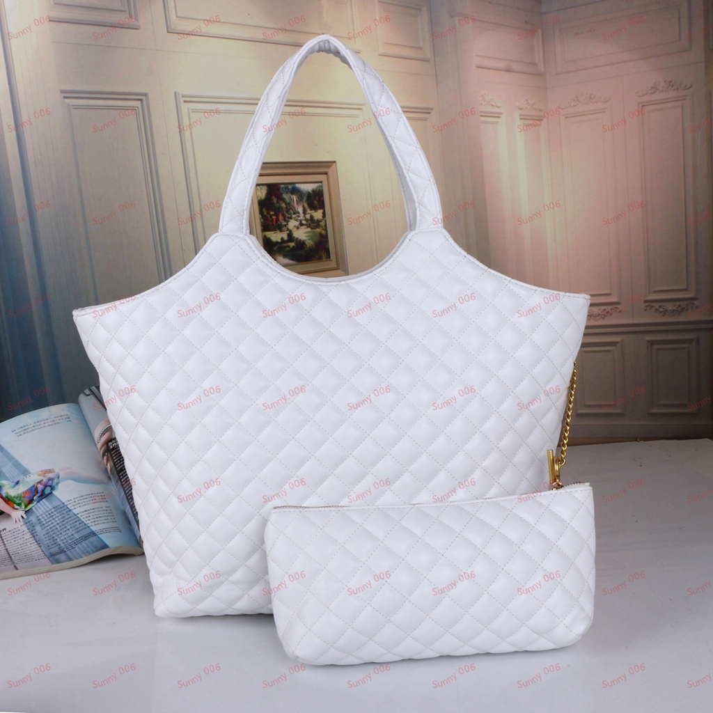 Tote Bag Luxury Totes väskor Designer Tote Fashion Handväska Kvinnor Handväskor Solid Mother Child Pack Plånbok Shopping Packar High-kapacitet