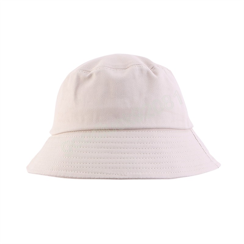 Unisex Cotton Bucket Hat Candy Plain Color Outdoor Travel Rishing Sunscreen Cap