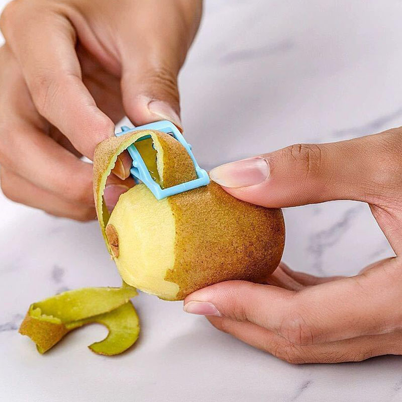 3stHome Apple Potato Peeler Ring Plastic Orange Peeler Portable Multi-Purpose Fruit Vegetable Plane Kitchen Tools Accessories