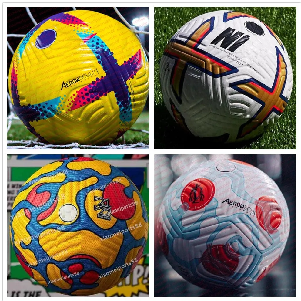 Top Club League 2022 2023 Soccer Ball Size 5 Высококачественный матч Liga Premer 22 23 Футбольный корабль Balls без воздуха