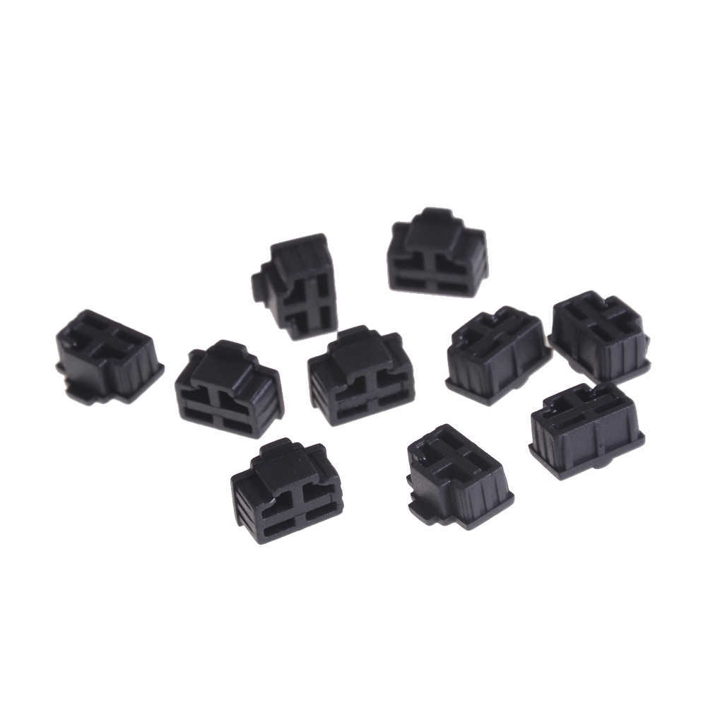 Новый 10шт RJ45 Black Ethernet Hub Port Anti Dust Cover Protect