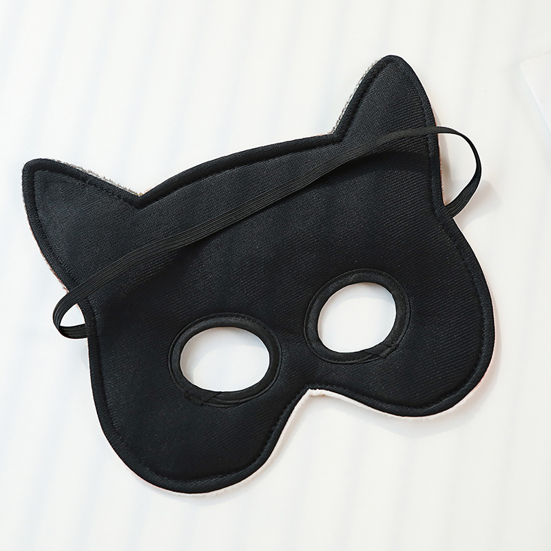 pour Halloween Noël Drôle Masque Poupées Simulation En Peluche Tigre Aigle Léopard Chat Animal Masques Pour Les Yeux Cosplay Fête Cadeau