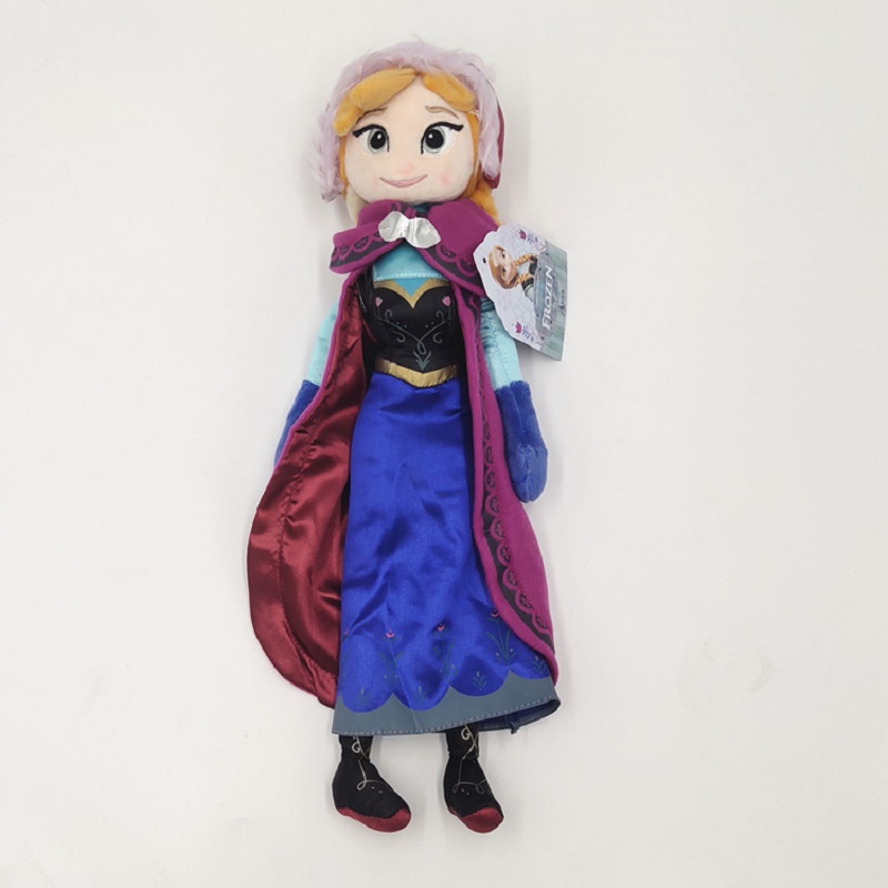 Les fabricants vendent en gros 3 modèles de jouets en peluche bonhomme de neige princesse de glace et de neige film de dessin animé et télévision entourant les poupées cadeaux de Noël pour enfants