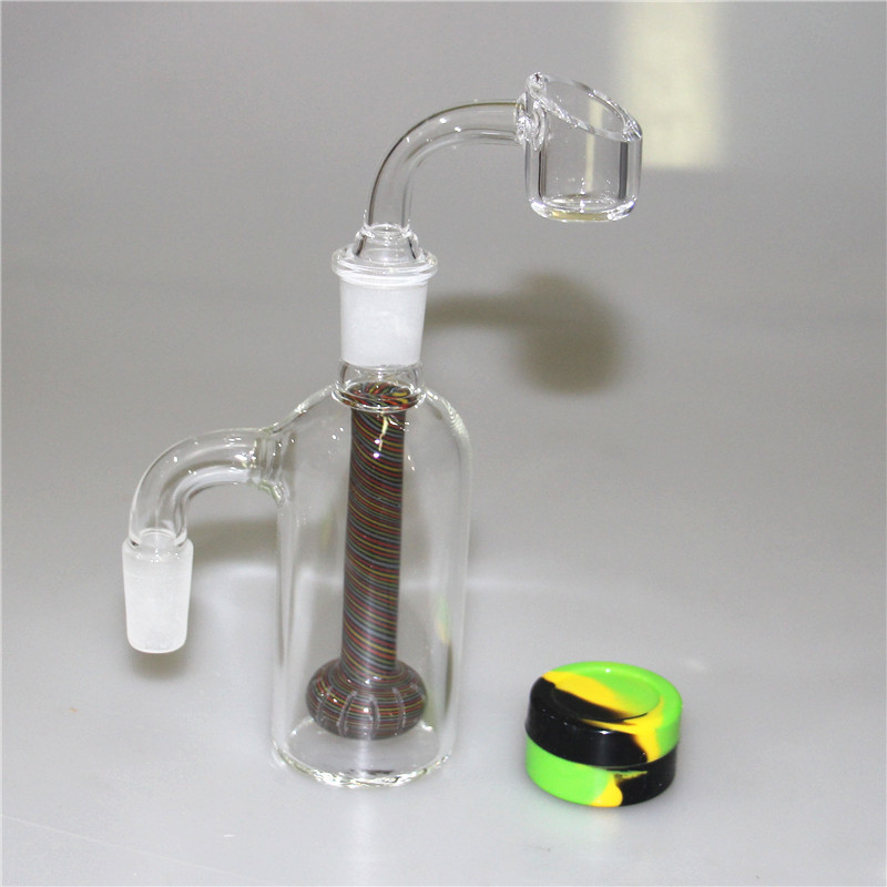 Glass Ash Catcher Hookahs Bongs Percolator Water Bong Ashcatchers Tjock 14mm Glass Ashcatcher