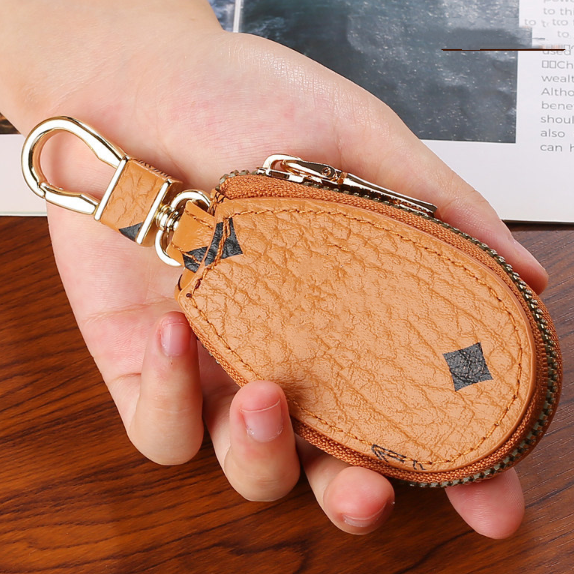 Key Case Women's Cute Multi-Functional Mini and Simple Large Capacity Men's Zipper Home Car Keychain319b