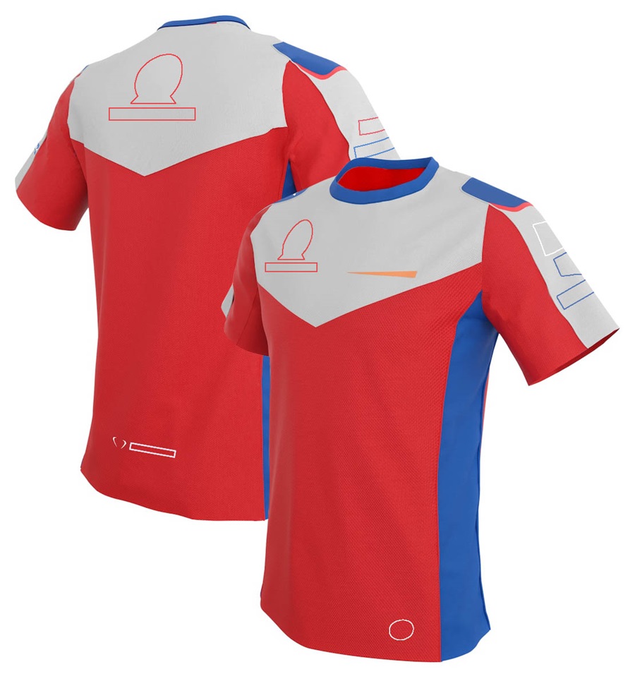 T-shirt de l'équipe Moto Racing 2023, T-shirt décontracté à col rond pour hommes, maillot de Motocross d'été, polo de Sport surdimensionné