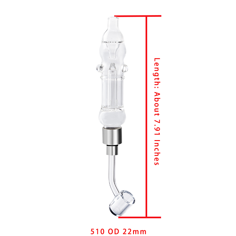 NC029水ギセルリサイクル喫煙パイプoリングデタッチされたアップグレードガラスウォーターボン510弾丸クォーツダブネイル