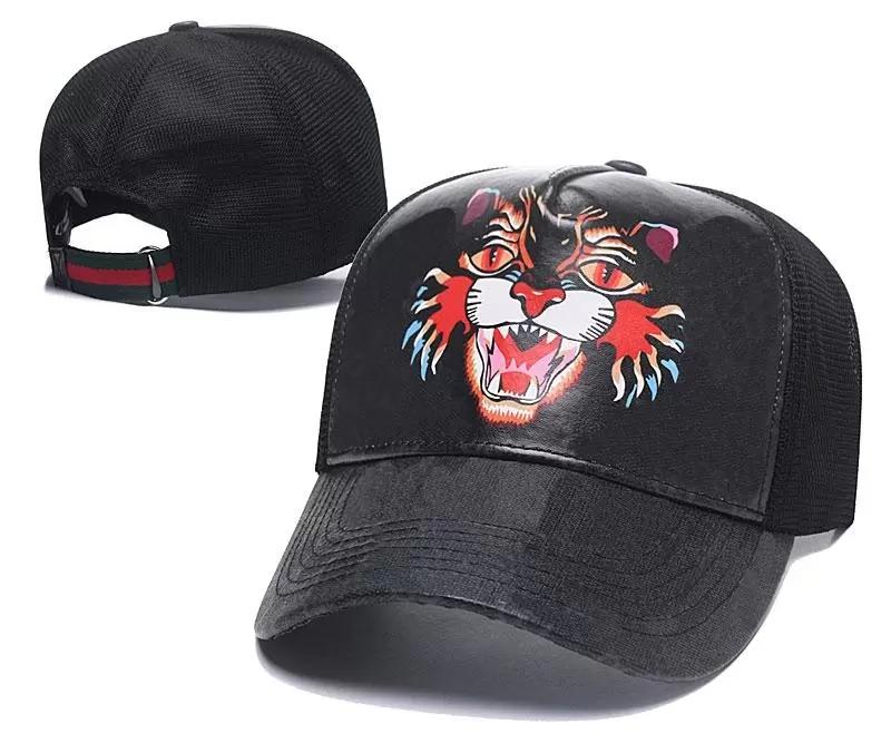 Klasyczne czapki kulowe wysokiej jakości wąż tygrys pszczoła kota płótno z męską czapką baseballową mody hurtową
