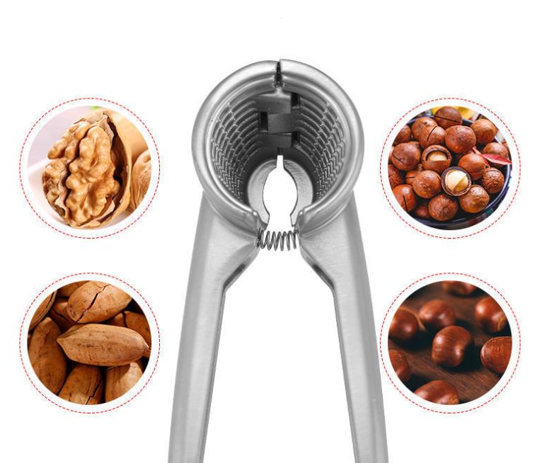 Mutfak Araçları Çok Fonksiyonlu Çatlak Badem Ceviz Cevizli Hazelnut Hazel Filbert Nut Mutfak-Nutcracker Kabuk Klipli Aracı Kelepçe Pilsi