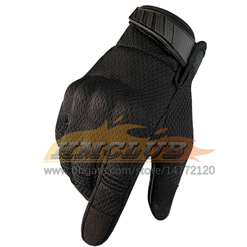 ST655 Motorcycle Gloves Black Breathable Full Finger Racing Motorcycle Gloves Quality Stylishly Decorated Antiskid Wearable Gloves