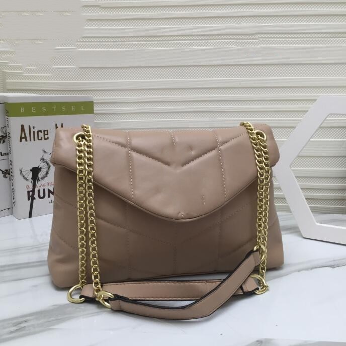 Women Classic Crossbody Bag Cashmere Frosted pu Leather Messenger luxury Shoulder Bags Silver Chain Handbags Purse 3023