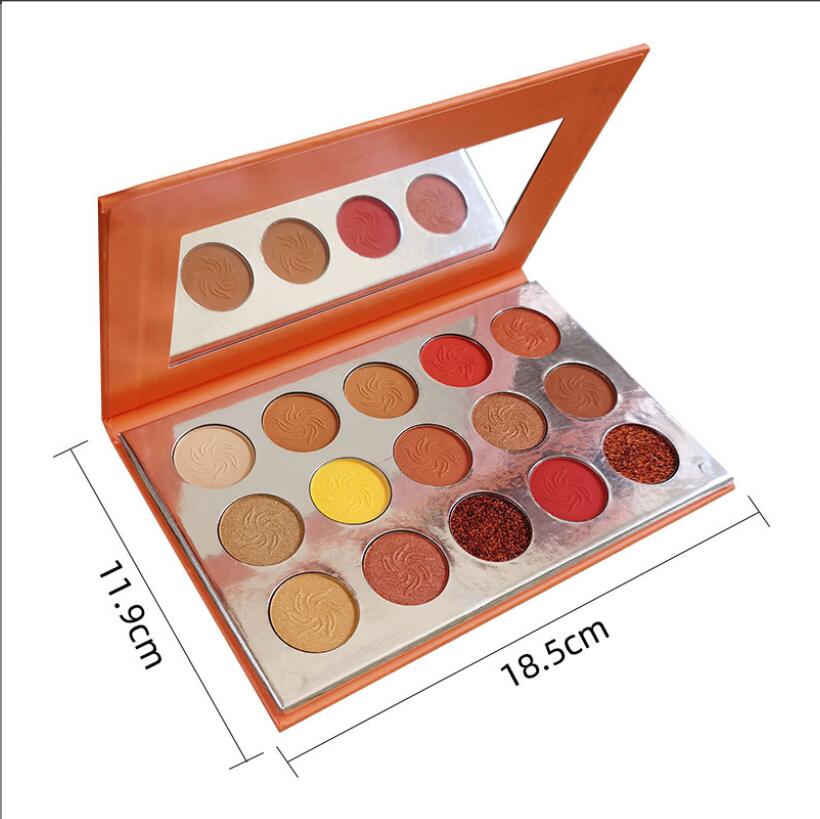 Palette de fards à paupières Four Seasons Beauty Empowered 15 teintes longue tenue Vegan Cruelty Free Nude