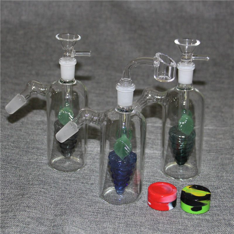 Dicker Aschefänger aus Glas, Bongs, Wasserpfeifen aus Glas, Recycler-Bong, 14 mm Aschefänger, Rauchzubehör, Sammler