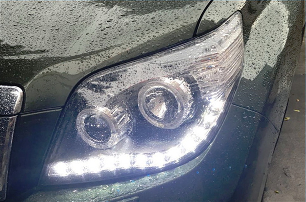 Bilstrålkastare Montering Turn Signal Indicator Front Lamp för Toyota Prado LED-strålkastare 2010-2013