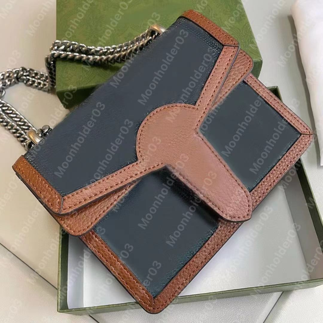 Tasche Luxury Crossbody Bags Wallet Sac de Luxe Women Handbag Mini Sholdlen Bag Lady Designer Woc Bags Chain Pruses Card Card Card Card Purse Denim Chains