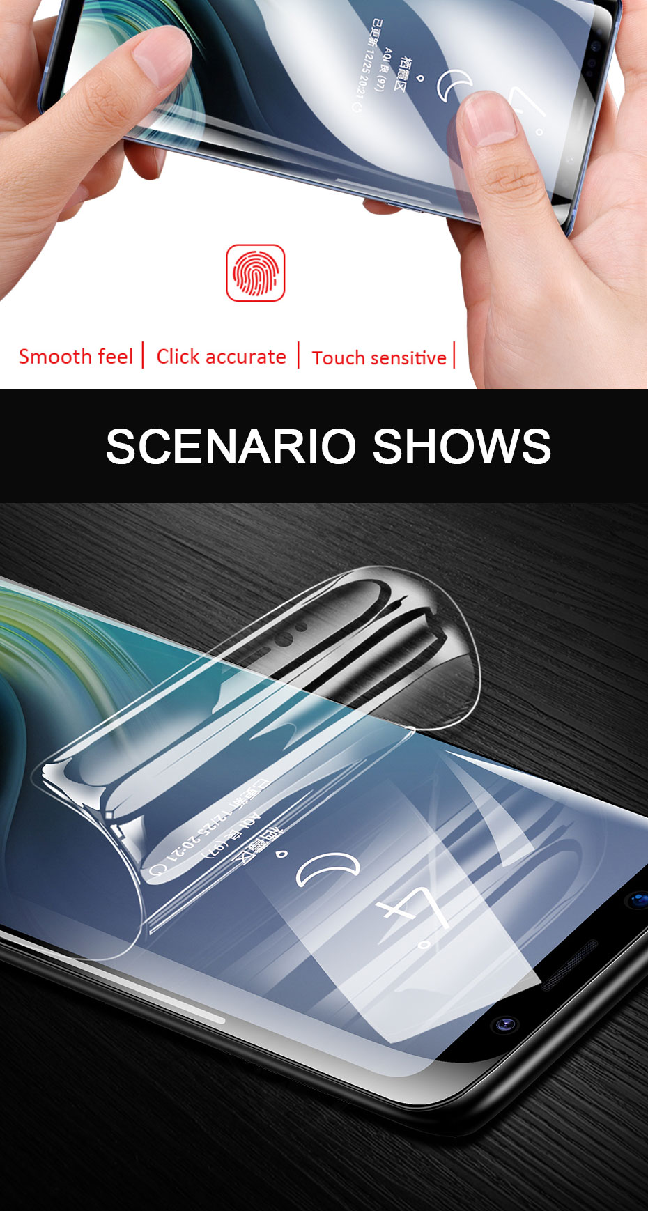 Hydrogel Film For Samsung S24 S23 FE A35 A55 A15 A25 A24 A14 Ultra Plus Protective Screen Protector with Retail packages