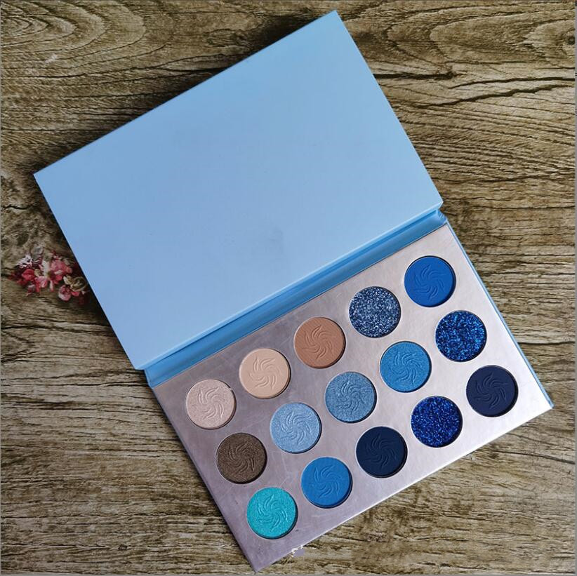 Palette de fards à paupières Four Seasons Beauty Empowered 15 teintes longue tenue Vegan Cruelty Free Nude