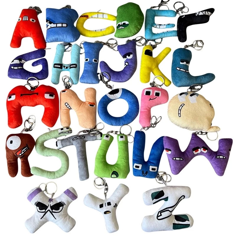 Alphabet New Legend Plush Doll Keychain Toy Cute Cartoon Key Key Key 10 cm