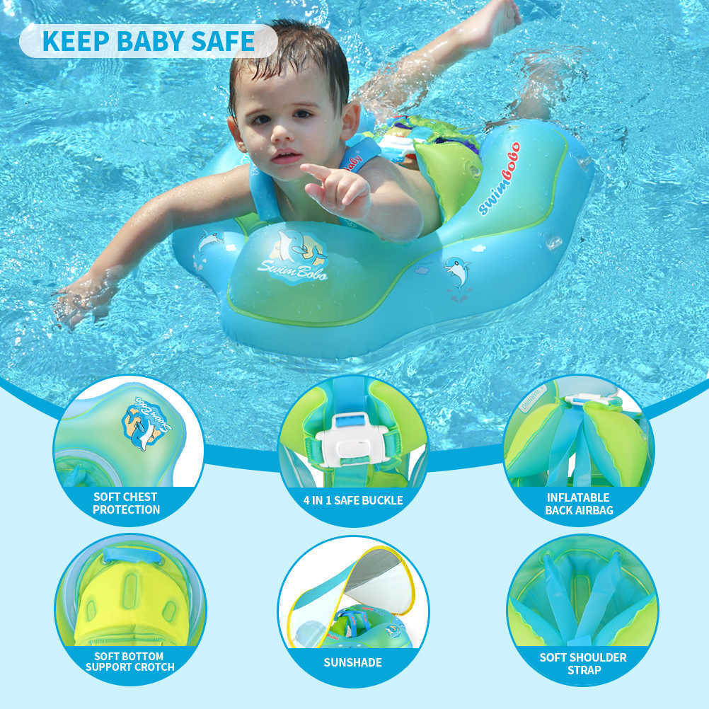 Vida Vida Bóia Novas Atualizações Anel de natação para bebês com garoto infantil inflável infantil Kids Swim Circle Toys Summer Toys