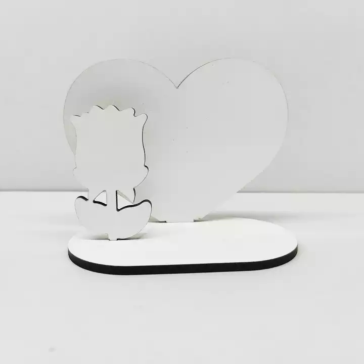 Sublimatie MDF Candle Holder 150 117 5mm blanco Memorial Chair Candle Stand Feestelijke feestartikelen Z11