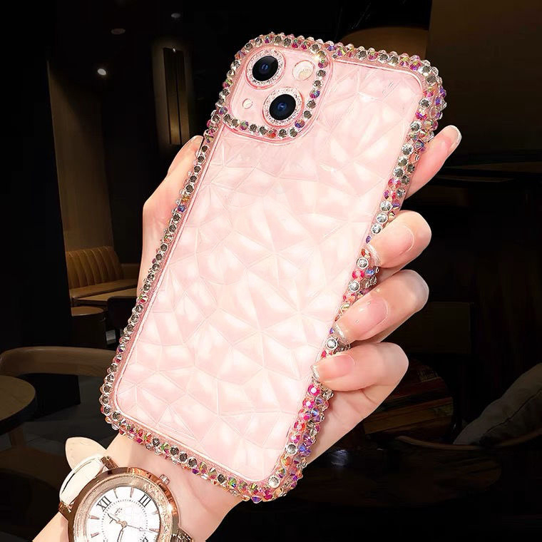 Luxuriöse Bling-Diamant-weiche TPU-Hüllen für iPhone 15 14 Pro Max Plus 13 12 11