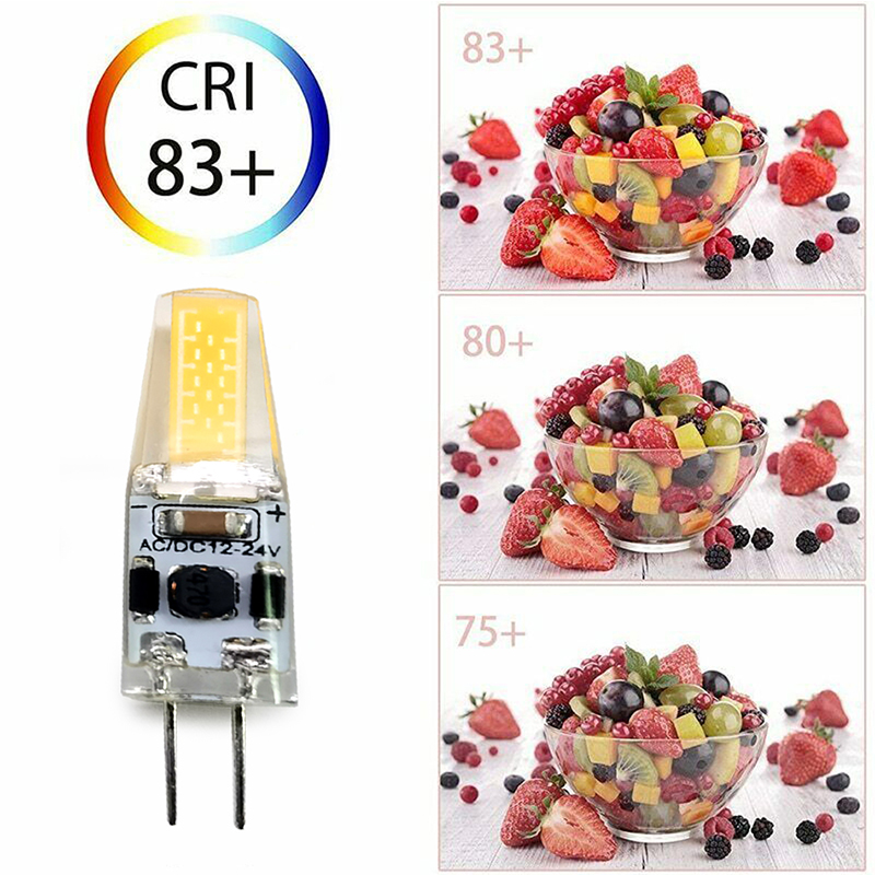 G4 LED Dimmable Bulb Cob AC/DC 12V-24V 1505 أبيض دافئ دافئ أبيض للثريا