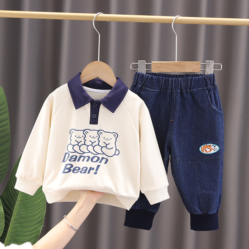 Autumn Baby Boy Clothes Baby Clothes Set Newborn Baby Kids Boys Clothes Tops Long Pants Outfits Children Clothing