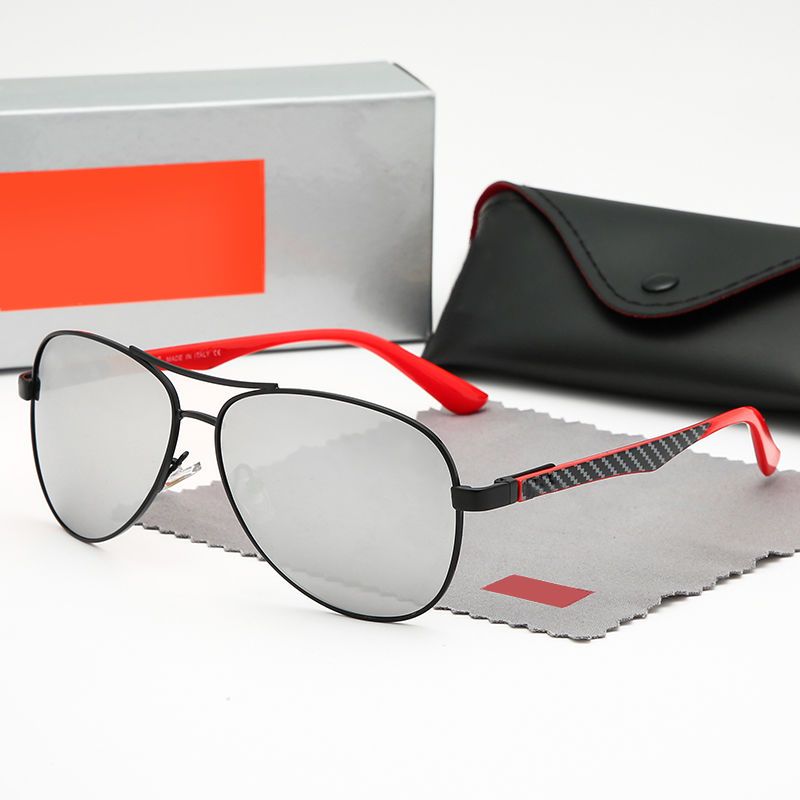 1 bit 50mm linsglasögon män klassiska varumärke retro kvinnor ray 8313 solglasögon lyxdesigner glasögonpilot solglasögon uv skydd sp 239r