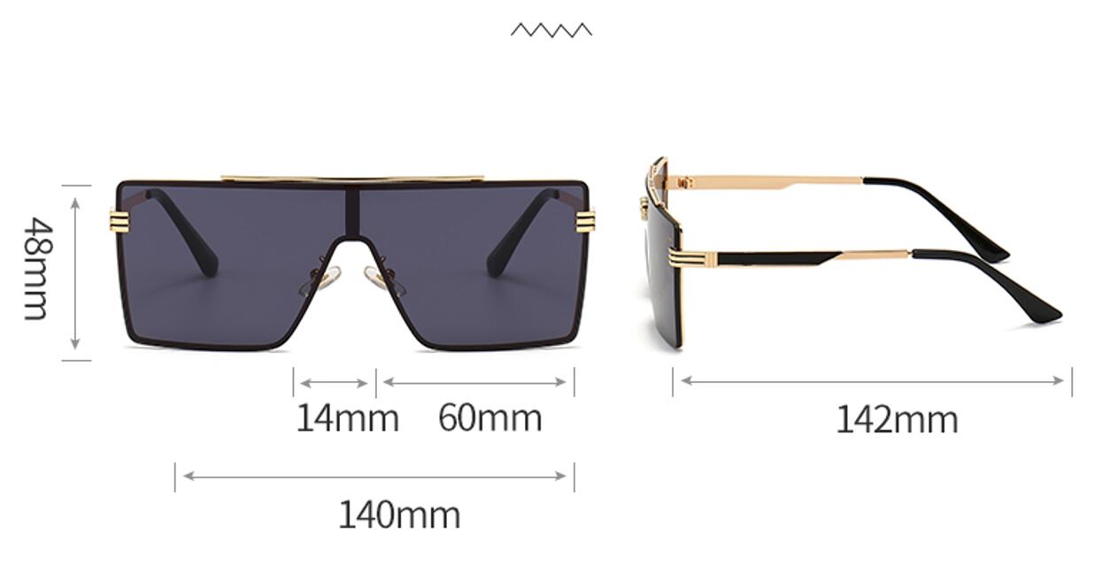Vintage solglasögon högklassiga män Kvinnor ramar UV400 Polariserade linser Utomhussport Kör resor 1 st modedesigners SUNGLASS260Y