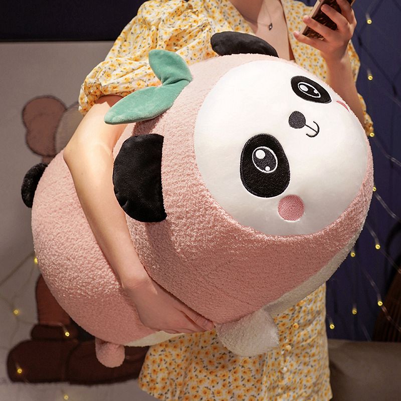 35CM-60CM Kawaii Animals Doll Pluszowa zabawka Little Pink Peach Panda Squishy Pluszowa poduszka Poruszająca się Dzieci