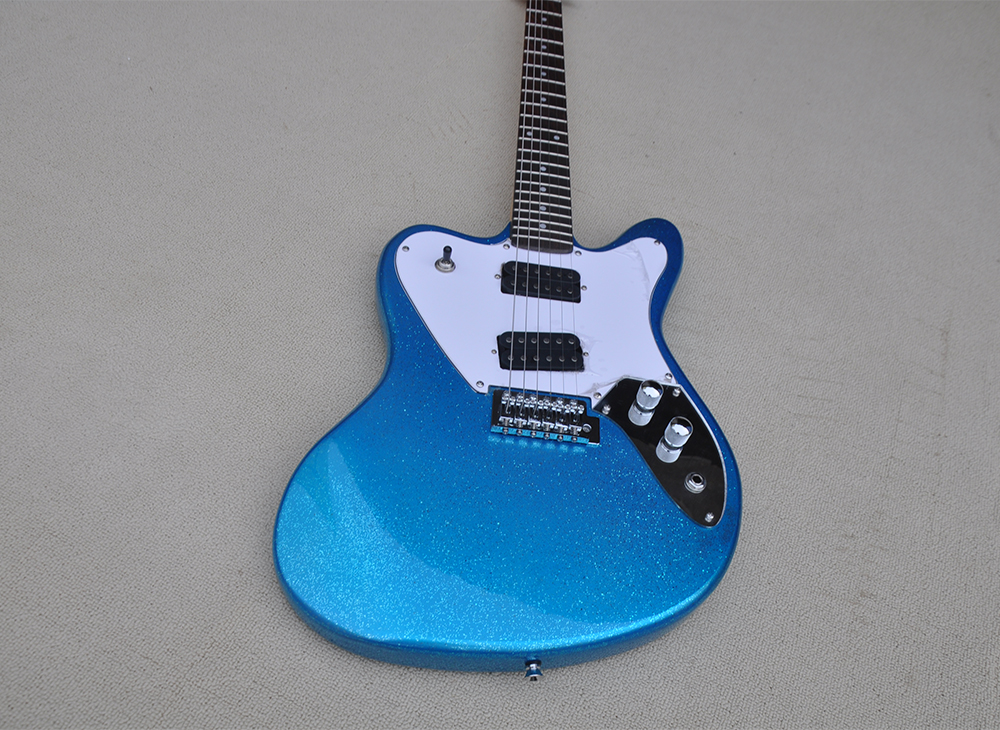 Left Hand 6 Strings Electric Guitar with White Pickguard Rosewood Fretboard Offering Customized Service