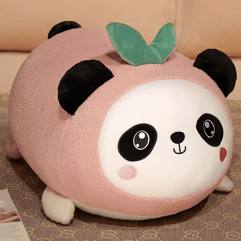 35CM-60CM Kawaii Animals Doll Pluszowa zabawka Little Pink Peach Panda Squishy Pluszowa poduszka Poruszająca się Dzieci