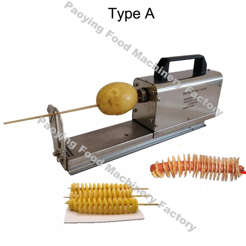 3 i 1 pommes frites vrids hot dog tornado potatis skivare twister cutter