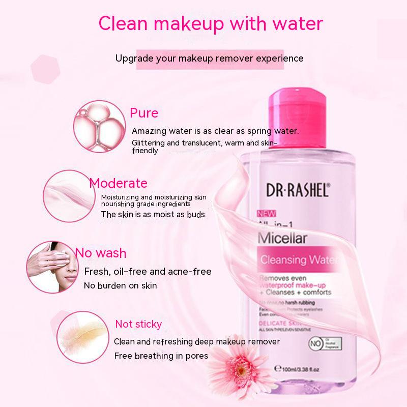 Makeup Remover Multiple effect syncretic micelle makeups water temperature and net facial skin moisturizing skin care