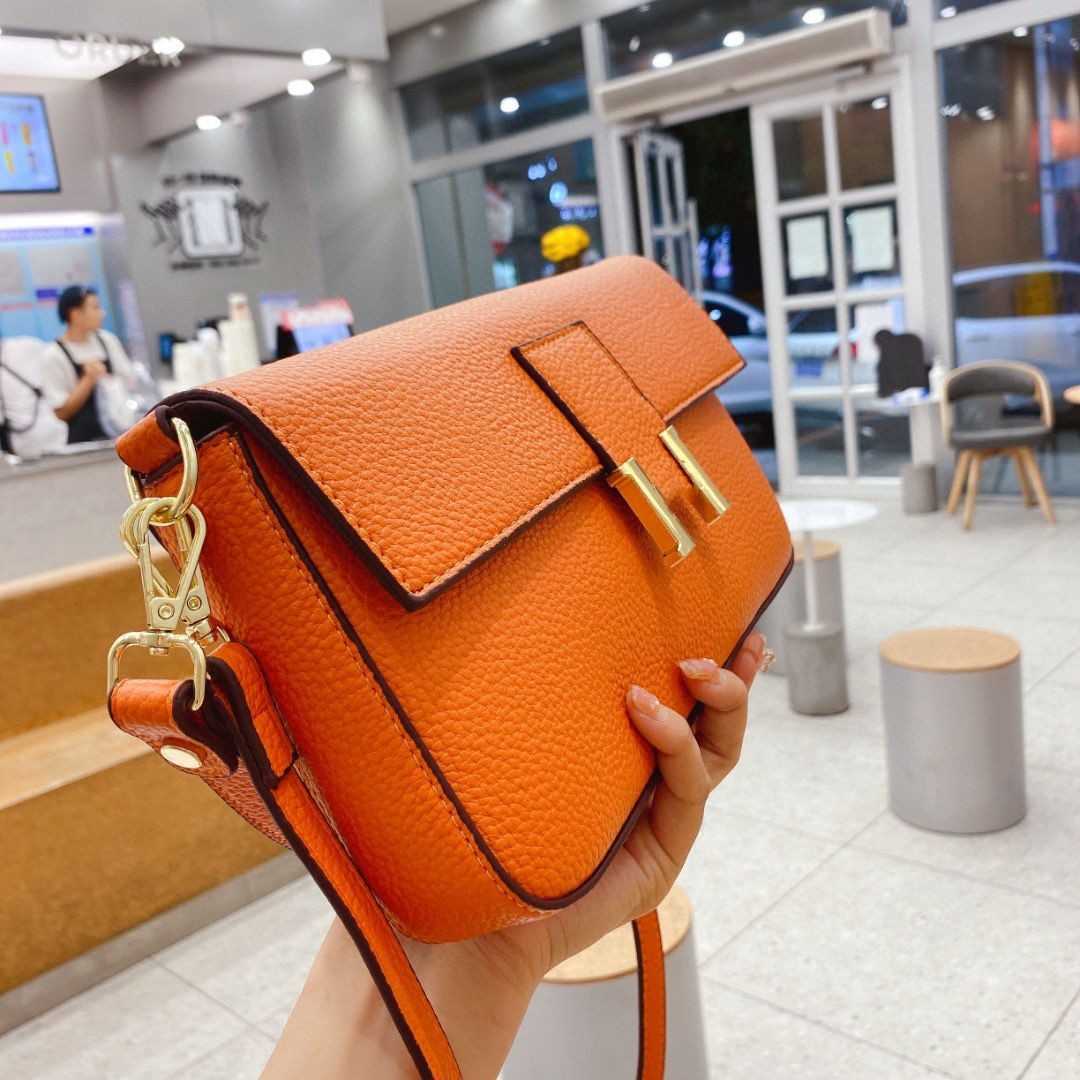 Lyxdesigner Single Shoulder Bags 2023 New Women's Fashion Lychee Grain Top Cowhide Handväskor Multifunktionella tvärkroppsväska Box Packaging Factory Direct Sales