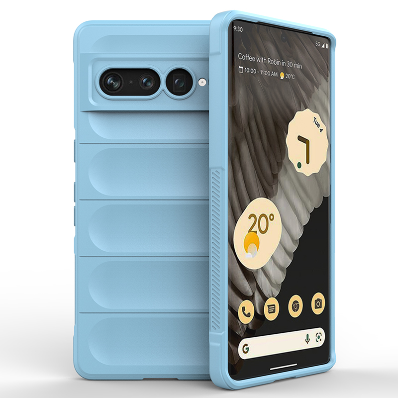 Telefoonhoesjes voor Google Pixel 9 8 8A 7A 7 6a Pro XL Skin Feeling Convex concave schokbestendige kasomslag