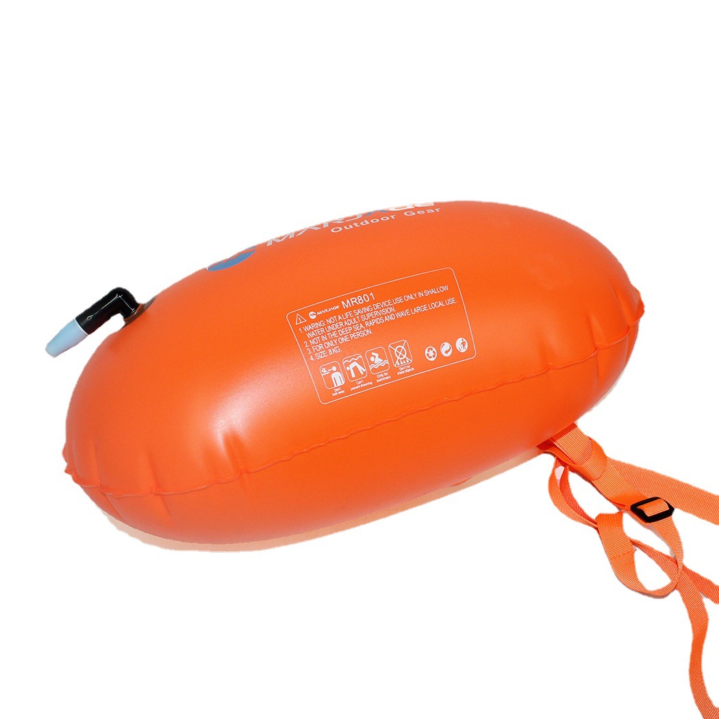 High Visibility Swim Bubble Buoy Swimming Tow Float For Open Water Swimmers Triathletes Snorkelers Flotation Device Waist Belt