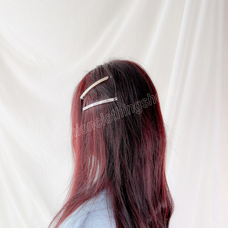 Frauen bunte Acetat geometrische Haarspangen Vintage Haarnadeln lange Haarspangen alle passen Mode Haarschmuck Geschenke