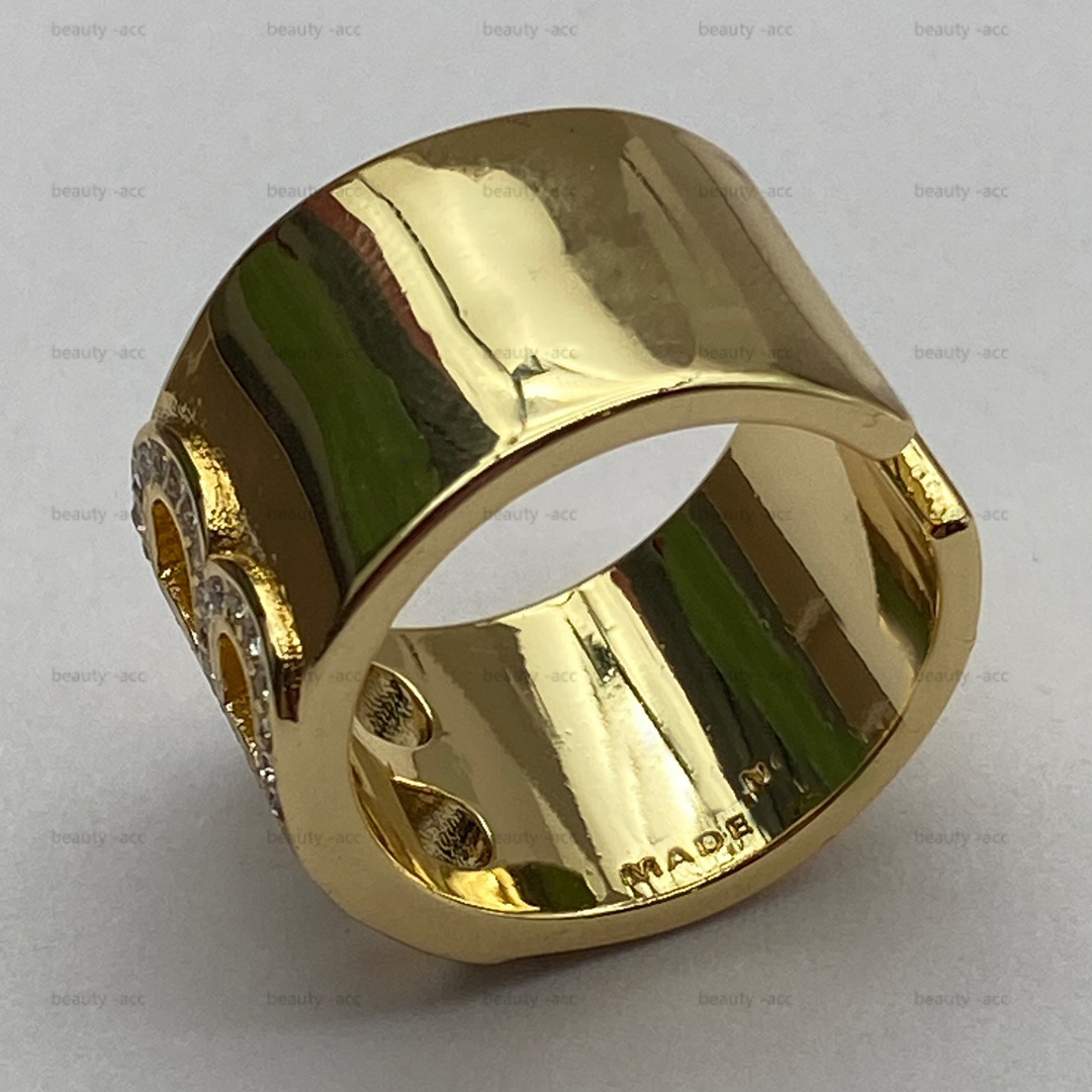 Diamante amor anéis designer para mulheres masculino dedo anel de ouro prata luxo designers jóias b oco para fora aberto casais anel wedding246g