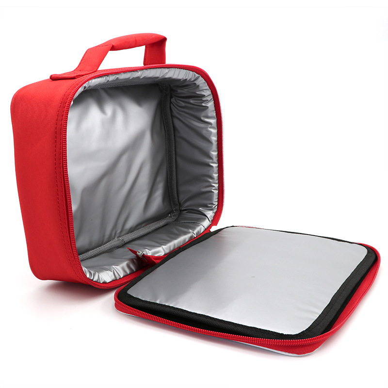 Sublimations-Lunch-Tasche, blanko, DIY-Studenten-Isolierung, Handtaschen, wasserdichte Lunchbox mit Reißverschluss für Erwachsene und Kinder von Express Z11