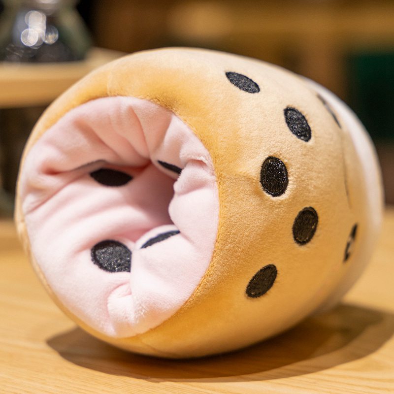 Jouet de poupée en peluche de thé au lait Double face mignon différents côtés pour montrer différentes humeurs jouets en peluche de Simulation douce pour les enfants