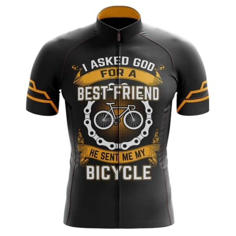 God Sent Me A Bicycle Pro Team Cycling Jersey Set 2023 Newset Summer Quick Dry Bicycle Clothing Maillot Ropa Ciclismo MTB Cycling Men Suit