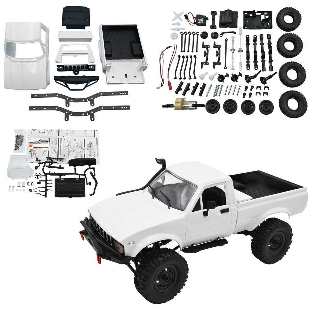 Electric/RC Car WPL C24 Upgrade C24-1 1 16 RC Car 4WD Radio Control Off-Road Car RTR KIT Rock Crawler Electric Buggy Moving Machine Cars gift T221214