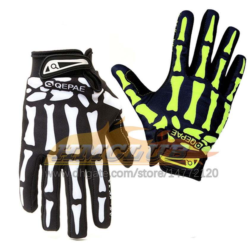 ST661 Full Finger Skull Gloves Skeleton M￶nster Cykelcykel Motorcykel Motorcykel Racing Riding Gloves Cykel Riding Mitten