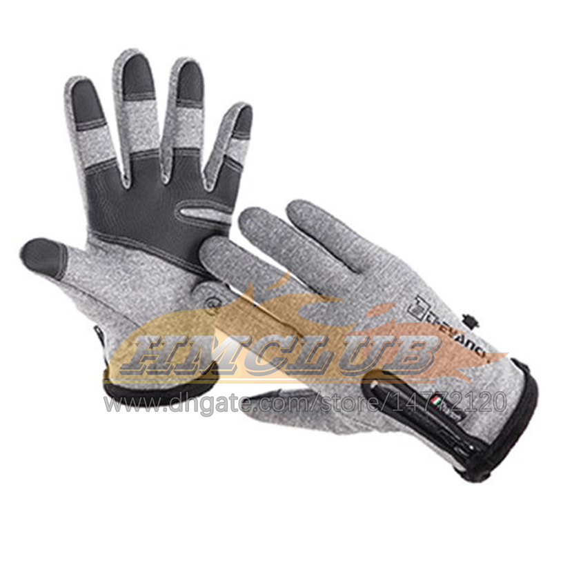 ST660 Outdoor Winter Gloves Waterproof Moto Thermal Fleece fodrad resistent peksk￤rm Non-Slip Motorbike Riding