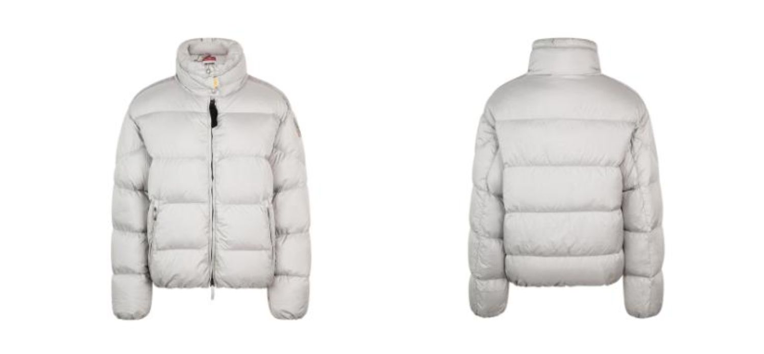 Cappotto da donna in piumino Cappotto casual da giorno con cerniera Collo alla coreana Piumino d'anatra bianco Manica lunga invernale