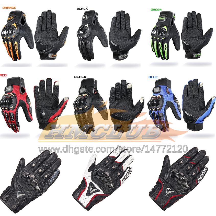 Luvas de motocicleta St666 MOTO MOTO DE MOTO DE MOTO DE MOTENTES DE INVERNO MITTENS MOTOCROSS Luvas de couro de pele de pele