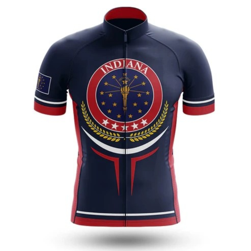 Indiana Pro Team Cycling Jersey Set 2024 Newset Summer Quick Dry Bicycle Clothing Maillot Ropa Ciclismo MTB Cycling Men Suit