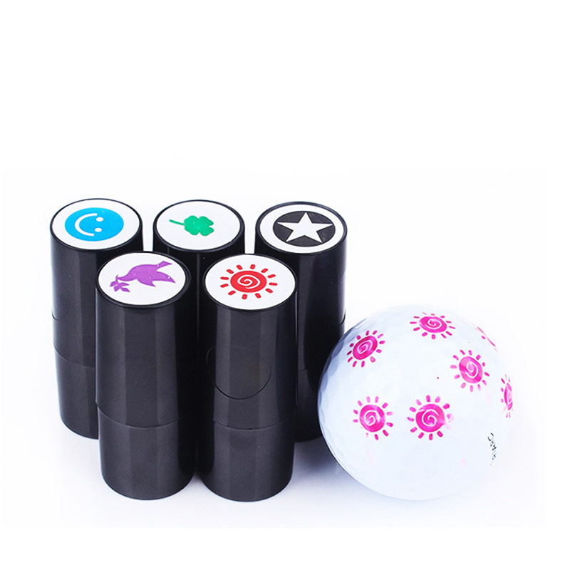 Golf Ball Stamper Stamp Marker Various Patterns Quick Drying Durable Long Lasting Golf Accessories YD138
